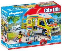 Playmobil City Life 71202 vehículo de juguete (Playmobil City Life Rettungswagen mit)