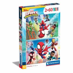 Clementoni Spidey & His Amazing Friends Puzzle rompecabezas 60 pieza[s] Cómics (PZL 2X60 SPIDEY AND HIS A)