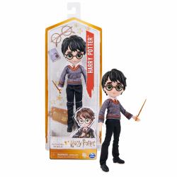 Wizarding World - MUÑECO HARRY POTTER 20 CM - Figura Harry Potter Articulada con Varita y Uniforme Hogwarts - 6061836 - Juguetes Niños 5 Años + - Regalo Niño 5 Años + (Spin Master WW Harry Pot...