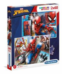Clementoni 21608 puzzle Puzzle rompecabezas 60 pieza[s] Cómics (Clementoni Puzzle Spiderman 2x60st. Fl)