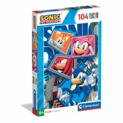 Clementoni Supercolor 25038 puzzle Puzzle rompecabezas 104 pieza[s] Dibujos (104 pcs Puzzles Sonic)