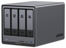 Ugreen NASync DXP4800 Plus NAS Desktop Intel® Pentium® Gold 8505 8 GB DDR5 0 TB UGOS Pro (NASync DXP4800 Plus NAS - Desktop 8505, 8 GB, DDR5 - Warranty: 12M)