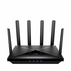 Cudy LT12 router wireless Gigabit Ethernet Dual-band [2.4 GHz/5 GHz] 4G Nero (*CUDY LT12 Router AC1200 4G LTE DualSI)