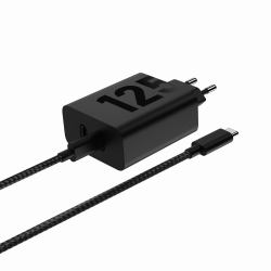 Motorola TurboPower 125W Duo Charger Universal Negro Corriente alterna Carga rápida Interior (Motorola Turbopower Duo strÃ¸mforsyning)
