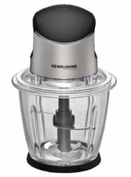 Rommelsbacher MZ 500 electric food chopper 1.5 L 500 W Black, Stainless steel (Rommelsbacher MZ 500 blender 1,5 L 500)