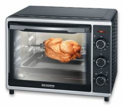 Severin TO 2056 horno tostador 30 L Negro, Acero inoxidable Parrilla (Severin toast oven TO 2056, mini oven)
