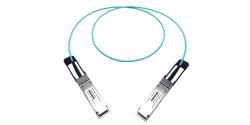 ATGBICS 740-061411-C Cable de fibra óptica e InfiniBand 10 m QSFP28 AOC Color aguamarina, Naranja 