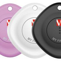 Verbatim 32132 localizador o rastreador GPS Universal Rastreador de GPS Negro, Púrpura, Blanco (Verbatim [32132] MYF-03 My Finder Bluetooth Item Finder 3 Pack Black /White / Purple)