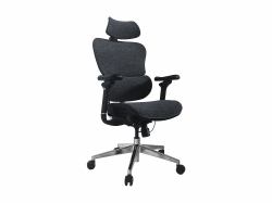 Equip 651052 silla de oficina y de ordenador Asiento acolchado Respaldo acolchado (Ergonomic Premium Office - Chair With Headrest And - Armrests, Blue Black - Warranty: 12M)