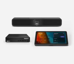 Logitech TAPMUP2MSTENT sistema de video conferencia Sistema de vídeoconferencia en grupo (Logitech Entry Level Small Room Solution - Video conferencing kit - Certified for Microsoft Teams Rooms - ...