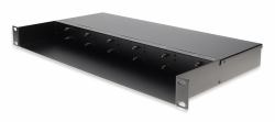 AddOn Networks Industrial Chassis for 1G Media Converter, Rack mountable 1U, 12 slots. Single DC (Addon Chassis for 1G Media Converter; Rack mountable 1U; 12 slots. Single DC [Lifetime warranty])