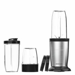 Taurus Shake & Go 0,5 L Batidora de vaso portátil 800 W Negro, Acero inoxidable, Transparente (TAURUS Smoothi Blender 800W)