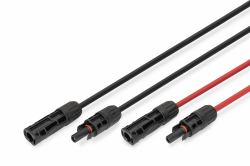 SOLARCABLE EXTENSION 3M 4MM - MC4 PV CABLE 1500V DC 1XBLK1XRED