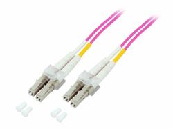 Alcasa 3m LC/LC Cable de fibra óptica e InfiniBand Violeta 