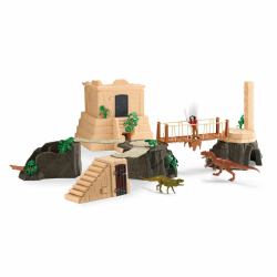 schleich Conquest of the Dino Temple Mega Set (Schleich Dinosaurs 42656 Dino Tem)
