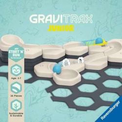 Ravensburger GraviTrax Junior Starter-Set S Start & Run Pista para canicas (Ravensburger GraviTrax Junior Starter-)