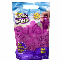 Kinetic Sand - 907 g de Arena Mágica Rosa para Mezclar, Moldear y Crear - Kit Manualidades Niños - Juguetes Niños 3 Años + - Arena Kinetica (Spin Master Kinetic Sand Color Bag pin)