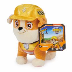 Rubble & Crew , animales de peluche de primera calidad, juguete de peluche de Charger de 17,7 cm con uniforme de construcción, juguetes para niños y niñas a partir de 3 años (Rubble & Crew Basi...