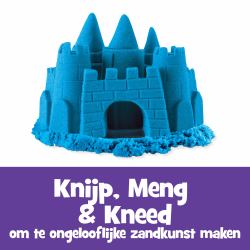 Kinetic Sand - 907 g de Arena Mágica Azul para Mezclar, Moldear y Crear - Kit Manualidades Niños - Juguetes Niños 3 Años + - Arena Kinetica (Kinetic Sand KNS RFL 2lb Colour Blue G)
