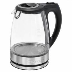 Clatronic WKS 3744 G tetera eléctrica 1,7 L 2200 W Negro, Gris, Acero inoxidable, Transparente (Clatronic WKS 3744 G - kedel)