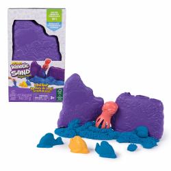 Kinetic Sand - KIT ARENA MÁGICA ARRECIFE DE CORAL - 227 g de arena mágica azul + herramientas - Juegos Infantiles - 6069783 - Manualidades niños - Juguetes Niños 3 Años + (Kinetic Sand Project...