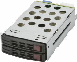 Supermicro MCP-220-82616-0N panel bahía disco duro 2x 5,25" Panel de instalación Negro, Metálico (2.5x2 Hot-swap 12G rear HDD kit w/ fail LED for 216B/826B/41)
