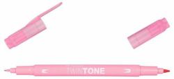 Tombow TwinTone marcador 1 pieza[s] Punta redonda/fina Rosa (Tombow TwinTone speedmarker 1 stk Fin/)
