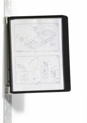 Durable Vario magnet wall 5 soporte para mostrar documentos Pared Retrato A4 (Durable VARIO Magnet Wall 5 A4 Black)