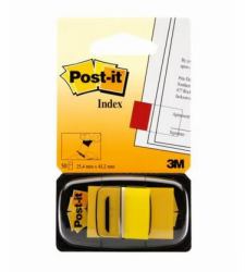3M 7100102671 ficha Amarillo 50 pieza[s] (Post-itÂ® Index Flags Medium Yellow 25.4 mm x 43.2 mm 50 Flags/Dispenser 1 Dispenser/Pack)