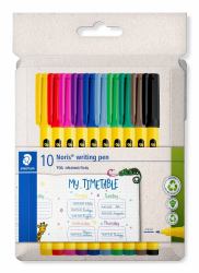 Staedtler Noris 307 rotulador de punta fina Multicolor 10 pieza[s] (Staedtler Noris 307 fineliner Flerfarv)