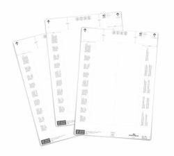 Durable 103102 80 pieza[s] Blanco Rectángulo (Durable Ticket Sheet Inserts 140/90x65mm [80])