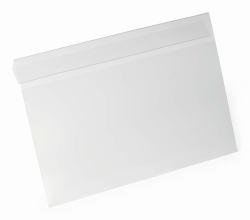 Durable 116319 soporte de etiqueta 10 pieza[s] (Durable Hard Cover Pocket A4 Clear [10])