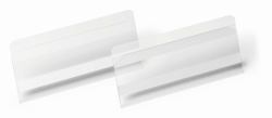 Durable 118119 soporte de etiqueta 10 pieza[s] Autoadhesivo (Durable Adhesive Pocket 150x67mm Clear [10])