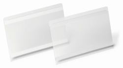 Durable 118319 soporte de etiqueta 10 pieza[s] Autoadhesivo (Durable Adhesive Pocket A5 Clear [10])