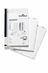 Durable 1451-02 540 pieza[s] Blanco (Durable BADGEMAKER Insert 30x60mm [540])