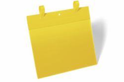 Durable 175104 soporte de etiqueta 50 pieza[s] (Durable Straped Pocket A4 Yellow [50])