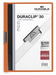 Durable DURACLIP 30 A4 archivador PVC Naranja, Blanco (Durable DURACLIP 30 A4 Folder Orange [25])