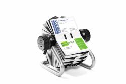 Durable 248123 acollador de tarjeta Plata (Durable VISIFIX Rotary File Silver)