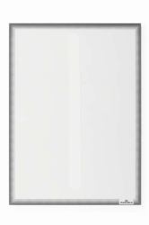 Durable 501557 archivador Plástico Gris, Transparente (Durable Info Pocket Static Cling A4)