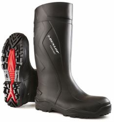 Dunlop PUROFORT+ WELLINGTON 1 PAIR BLK 13 (Dunlop Purofort+ Full Safety Wellington Black 13)
