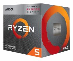 AMD Ryzen 5 3400G processore 3,7 GHz 4 MB L3 Scatola (AMD Ryzen 5 3400G - 3.7 GHz - 4 core - 8 thread - 4 MB cache - Socket AM4 - Box)