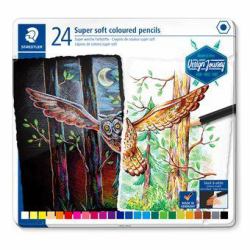 Staedtler 149C Multicolor 24 pieza[s] (Farveblyant Super soft i tinÃ¦ske ass [)