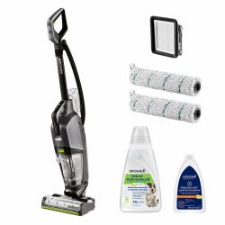 Bissell CrossWave Hydrosteam Pet Pro Aspiradora vertical Corriente alterna Seca y húmeda Sin bolsa 0 L 1100 W Negro, Plata (BISSELL Crosswave Hydrostem Pet Pro)