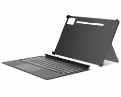 Lenovo ZG38C06011 tastiera per dispositivo mobile Pin Pogo Nero (Lenovo Idea Tab Pro KB Pack Grey UK-EN - Refurbished, Warranty: 90 days only)