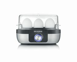 Severin EK 3163 3 huevos Negro, Acero inoxidable, Transparente (Severin EK 3163)