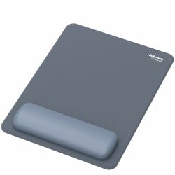 Fellowes Breyta XL Mouse Mat Wrist Rest XL Mouse Pad Wrist Support with Antibacterial Protection Ergonomic Mouse Mat Marine ([ON PROMO] FELLOWES BREYTA XL MOUSEPAD WRIST REST - MARINE 100142562)