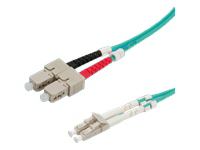 ROLINE LWL Cable 50/125µm OM3 SC/LC 2m Cable de fibra óptica e InfiniBand Verde 
