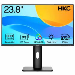 HKC B2422F pantalla para PC 60,5 cm [23.8"] 2560 x 1440 Pixeles 2K Ultra HD Negro 