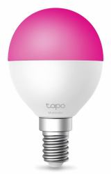 TP-Link Tapo L430P Bombilla inteligente Wi-Fi/Bluetooth (Tapo L430P V1 - LED light bulb - shape: P45 - E14 - 4.8 W [equivalent 40 W] - class F - multicolour light - 2500-6500 K)