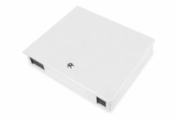 Digitus DN-96843M-OS2 estructura y panel de distribución de fibra óptica (FO WALL MOUNT UNIT 24 X LC DX - MEDIUM SINGLEMODE SPLICE READY)
